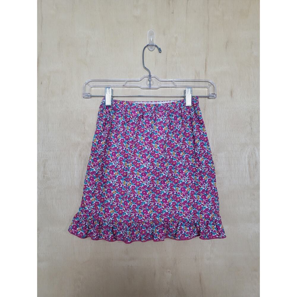 Size:8Y Oscar De La Renta Girls Cotton Floral Skirt Multicolor